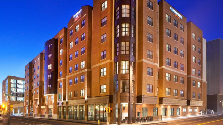 <b>Courtyard Syracuse Downtown at Armory Sq Exterior</b>. Images powered by <a href="https://www.leonardoworldwide.com/" title="Leonardo Worldwide" target="_blank">Leonardo</a>.