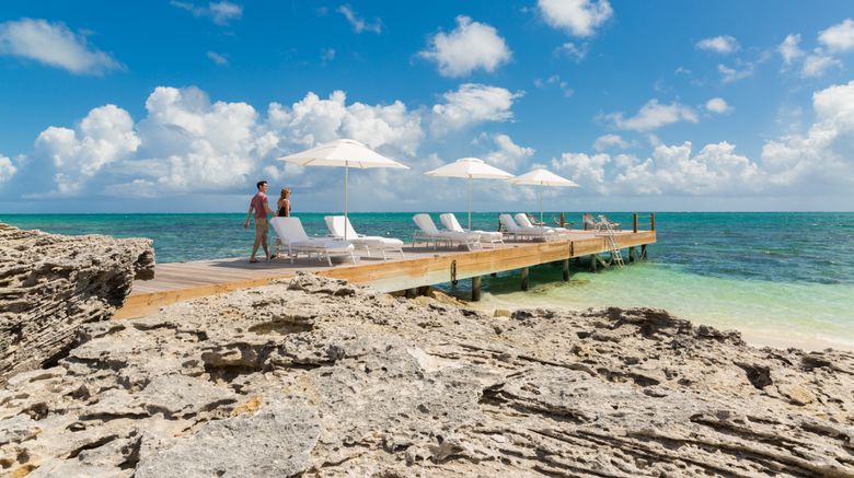 Rock House Exterior. Images powered by <a href=https://www.travelweekly.com/Hotels/Providenciales-Turks-Caicos/