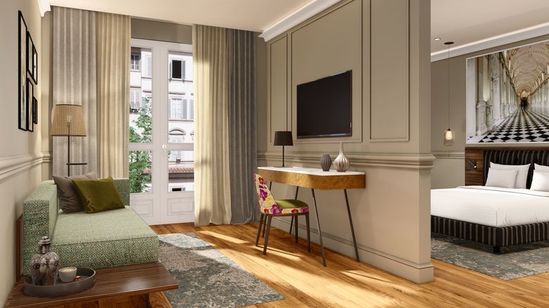 <b>Hotel Indigo Turin Room</b>. Images powered by <a href="https://www.leonardoworldwide.com/" title="Leonardo Worldwide" target="_blank">Leonardo</a>.