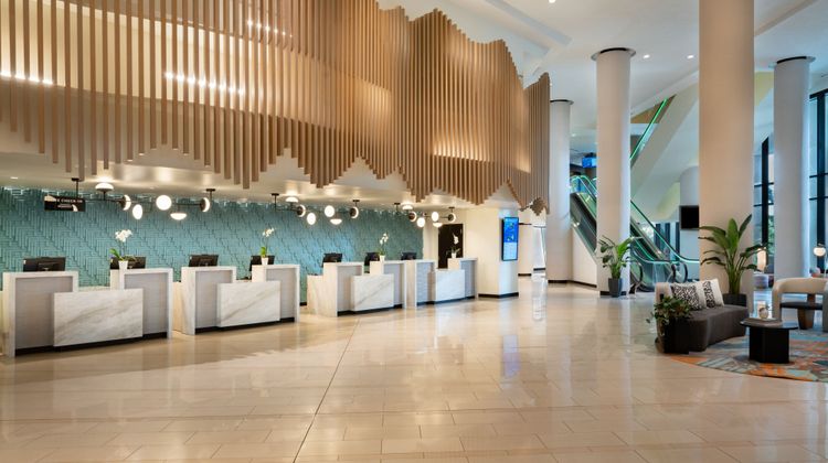 Miami Marriott Biscayne Bay Lobby