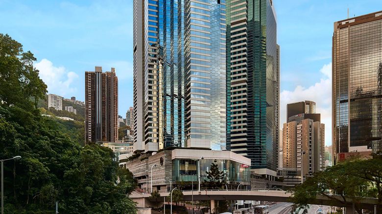 JW Marriott Hotel Hong Kong Exterior. Images powered by <a href="https://www.leonardoworldwide.com" target="_blank" rel="noopener">Leonardo</a>.