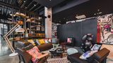 <b>Moxy Katowice Airport Lobby</b>. Images powered by <a href="https://leonardo.com/" title="Leonardo Worldwide" target="_blank">Leonardo</a>.