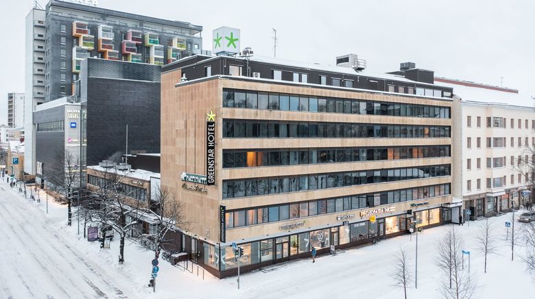 <b>Greenstar Hotel Oulu Exterior</b>. Images powered by <a href="https://www.leonardoworldwide.com/" title="Leonardo Worldwide" target="_blank">Leonardo</a>.
