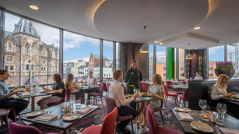 <b>Clayton Hotel Cardiff Restaurant</b>. Images powered by <a href="https://www.leonardoworldwide.com/" title="Leonardo Worldwide" target="_blank">Leonardo</a>.