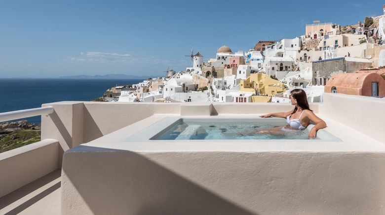 <b>Art Maisons Aspaki and Oia Castle Hotel Room</b>. Images powered by <a href="https://www.leonardoworldwide.com/" title="Leonardo Worldwide" target="_blank">Leonardo</a>.