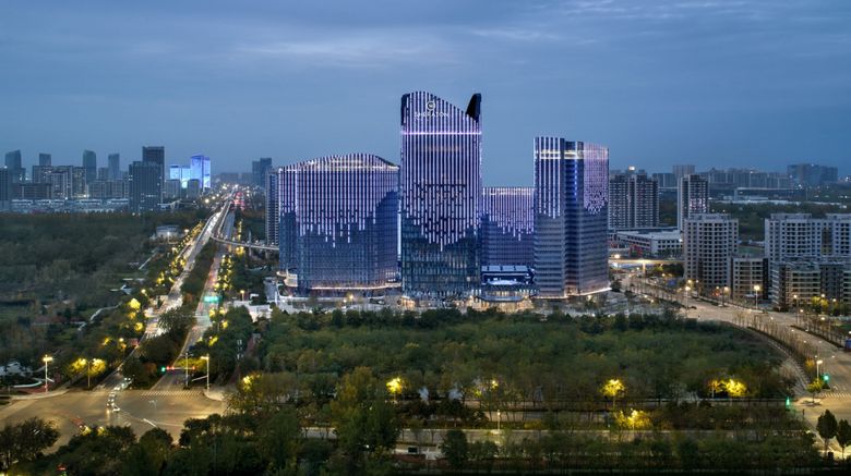 <b>Sheraton Xi'an Chanba Exterior</b>. Images powered by <a href="https://www.leonardoworldwide.com/" title="Leonardo Worldwide" target="_blank">Leonardo</a>.