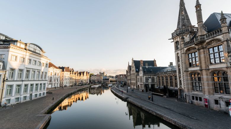 <b>Ghent Marriott Hotel Exterior</b>. Images powered by <a href="https://www.leonardoworldwide.com/" title="Leonardo Worldwide" target="_blank">Leonardo</a>.