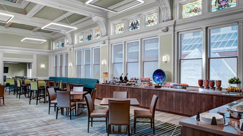 <b>Residence Inn Cleveland Downtown Restaurant</b>. Images powered by <a href="https://www.leonardoworldwide.com/" title="Leonardo Worldwide" target="_blank">Leonardo</a>.
