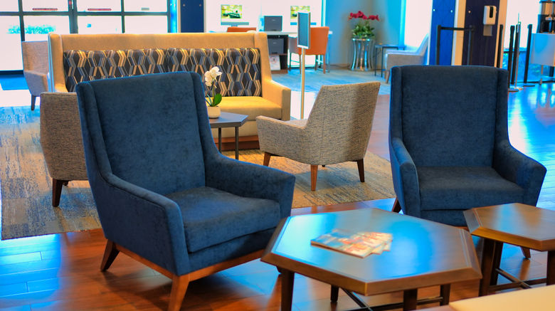 <b>Holiday Inn Express & Suites Oldsmar Lobby</b>. Images powered by <a href="https://www.leonardoworldwide.com/" title="Leonardo Worldwide" target="_blank">Leonardo</a>.