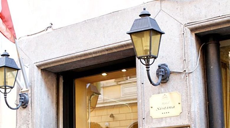Sistina Hotel Exterior. Images powered by <a href="https://www.leonardoworldwide.com" target="_blank" rel="noopener">Leonardo</a>.