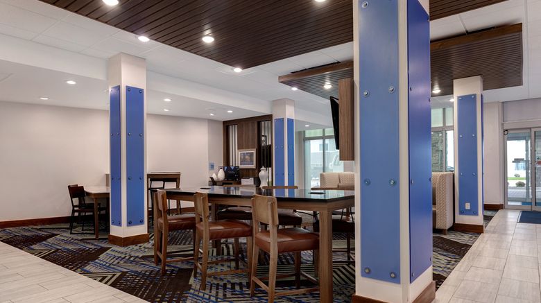 <b>Holiday Inn Express & Suites Brighton Lobby</b>. Images powered by <a href="https://www.leonardoworldwide.com/" title="Leonardo Worldwide" target="_blank">Leonardo</a>.