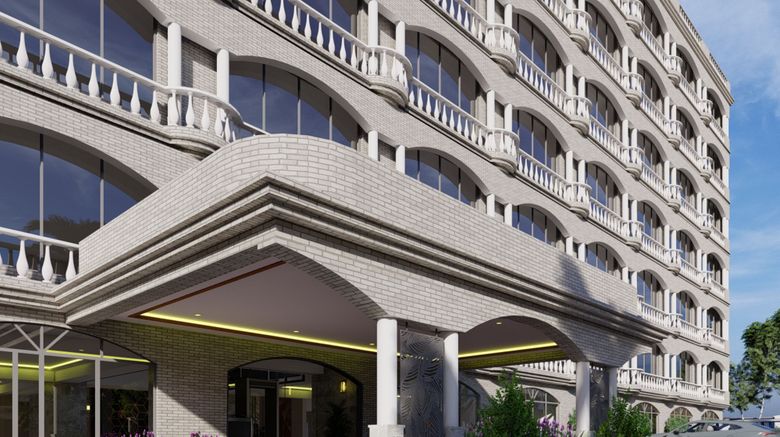<b>Delta Hotels by Marriott Dar es Salaam Exterior</b>. Images powered by <a href="https://www.leonardoworldwide.com/" title="Leonardo Worldwide" target="_blank">Leonardo</a>.
