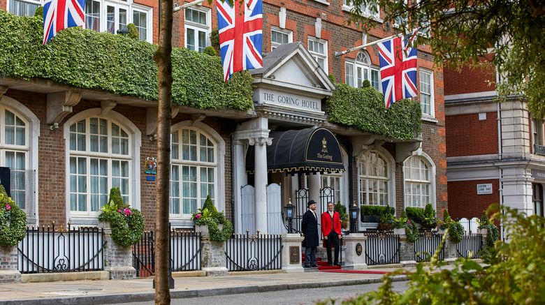 The Goring Exterior. Images powered by <a href=https://www.travelweekly-asia.com/Hotels/London/