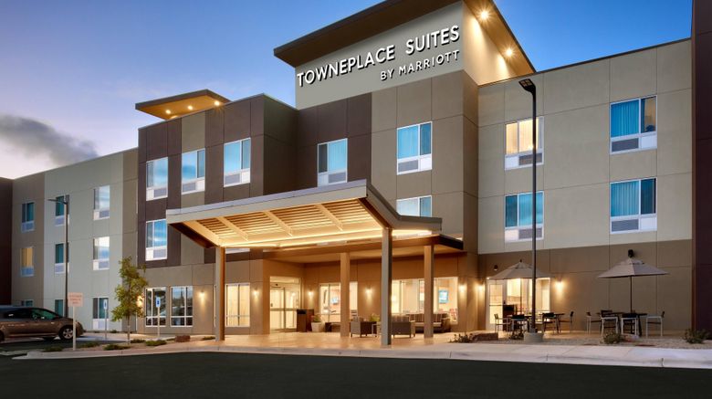 TownePlace Suites Clovis Exterior. Images powered by <a href="https://www.leonardoworldwide.com" target="_blank" rel="noopener">Leonardo</a>.