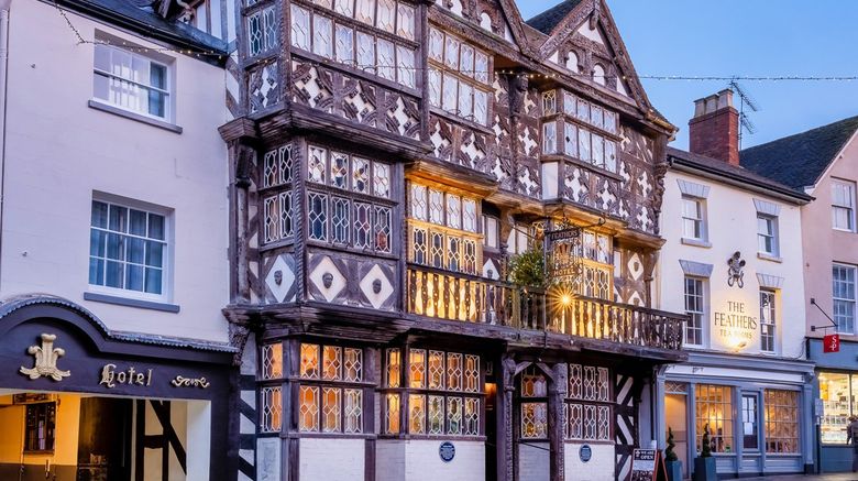 <b>The Feathers at Ludlow Exterior</b>. Images powered by <a href="https://www.leonardoworldwide.com/" title="Leonardo Worldwide" target="_blank">Leonardo</a>.