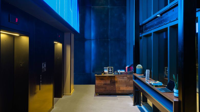 <b>Moxy NYC Downtown Exterior</b>. Images powered by <a href="https://www.leonardoworldwide.com/" title="Leonardo Worldwide" target="_blank">Leonardo</a>.