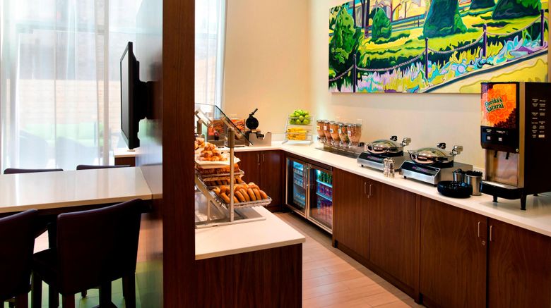 <b>SpringHill Suites Midtown Manhattan Restaurant</b>. Images powered by <a href="https://www.leonardoworldwide.com/" title="Leonardo Worldwide" target="_blank">Leonardo</a>.