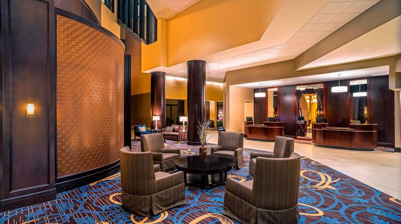 <b>Sheraton North Houston at IAH Airport Lobby</b>. Images powered by <a href="https://www.leonardoworldwide.com/" title="Leonardo Worldwide" target="_blank">Leonardo</a>.