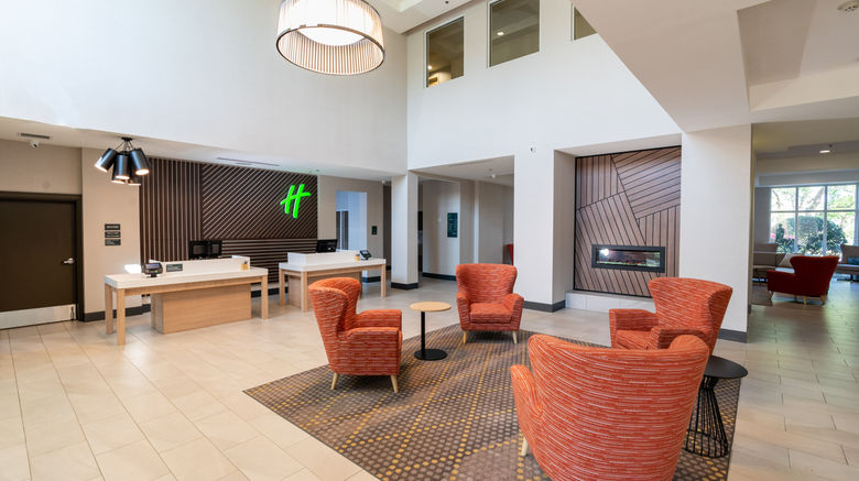 <b>Holiday Inn Daytona Beach LPGA Blvd Lobby</b>. Images powered by <a href="https://www.leonardoworldwide.com/" title="Leonardo Worldwide" target="_blank">Leonardo</a>.