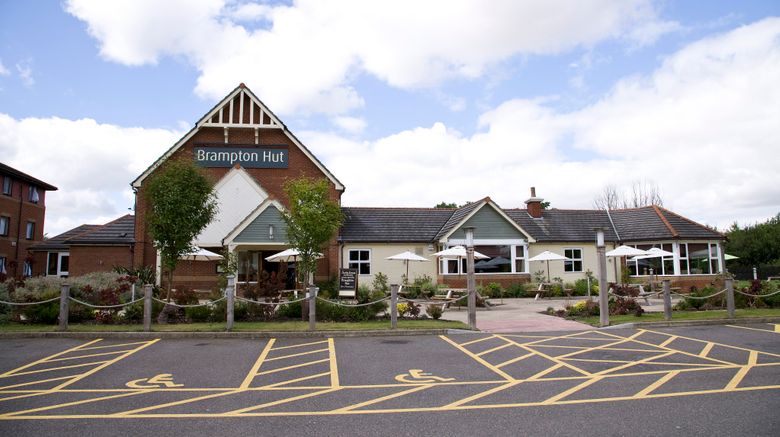<b>Premier Inn Huntingdon (A1/A14) Exterior</b>. Images powered by <a href="https://www.leonardoworldwide.com/" title="Leonardo Worldwide" target="_blank">Leonardo</a>.
