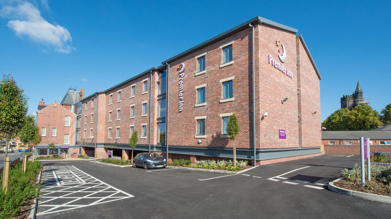 <b>Premier Inn Leek Town Centre Exterior</b>. Images powered by <a href="https://www.leonardoworldwide.com/" title="Leonardo Worldwide" target="_blank">Leonardo</a>.
