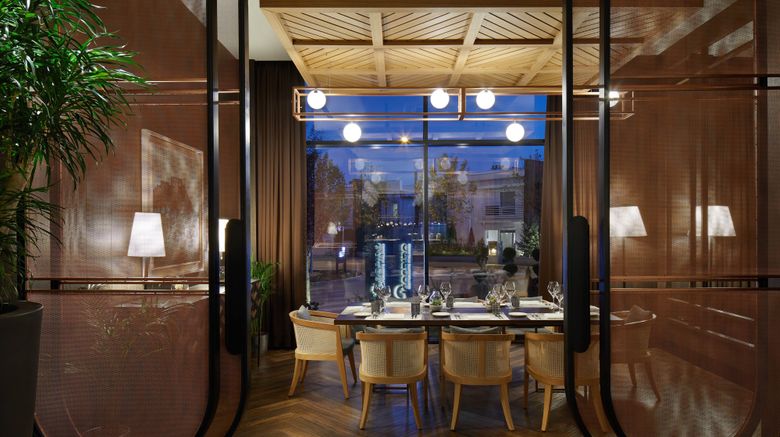 <b>Four Points by Sheraton Prishtina City Restaurant</b>. Images powered by <a href="https://www.leonardoworldwide.com/" title="Leonardo Worldwide" target="_blank">Leonardo</a>.