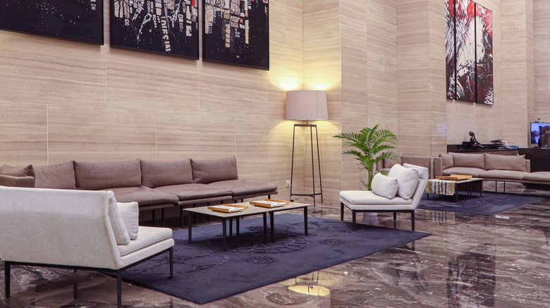 <b>Oakwood Suites La Maison Jakarta Lobby</b>. Images powered by <a href="https://www.leonardoworldwide.com/" title="Leonardo Worldwide" target="_blank">Leonardo</a>.