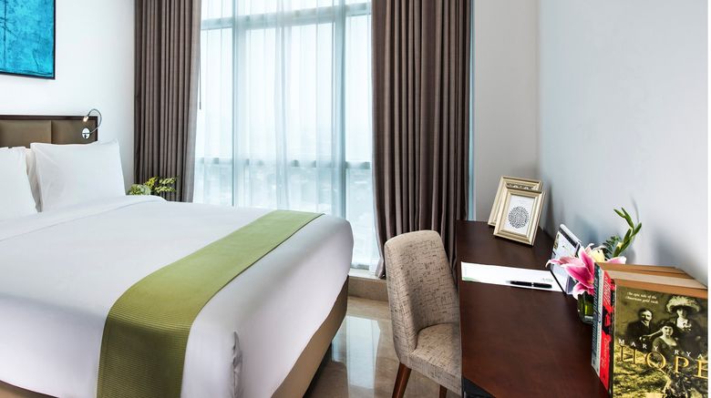 <b>Oakwood Suites La Maison Jakarta Room</b>. Images powered by <a href="https://www.leonardoworldwide.com/" title="Leonardo Worldwide" target="_blank">Leonardo</a>.
