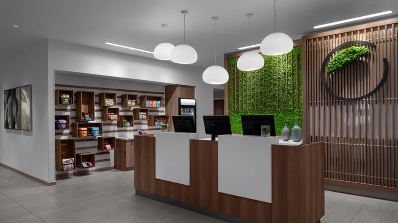 <b>Element San Antonio Riverwalk Lobby</b>. Images powered by <a href="https://www.leonardoworldwide.com/" title="Leonardo Worldwide" target="_blank">Leonardo</a>.