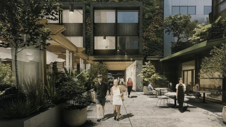 <b>1 Hotel Mayfair Exterior</b>. Images powered by <a href=https://www.travelagewest.com/Hotels/London/