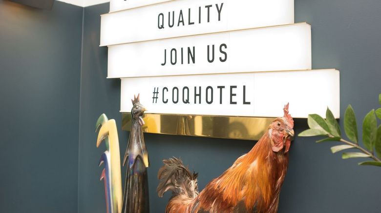 <b>COQ Hotel Paris Lobby</b>. Images powered by <a href="https://www.leonardoworldwide.com/" title="Leonardo Worldwide" target="_blank">Leonardo</a>.