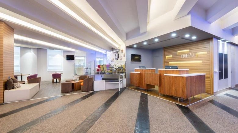 <b>Exe Coruna Lobby</b>. Images powered by <a href="https://www.leonardoworldwide.com/" title="Leonardo Worldwide" target="_blank">Leonardo</a>.