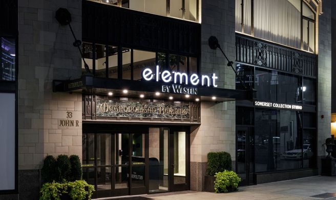 Element Detroit at the Metropolitan Exterior
