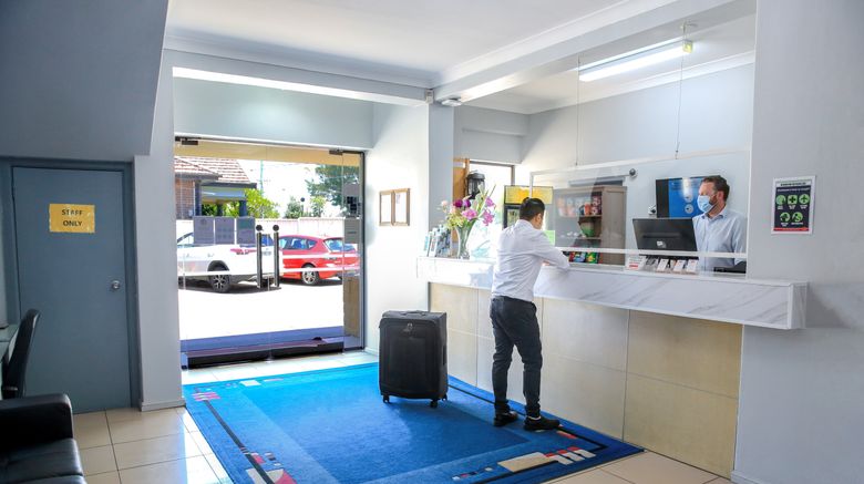 <b>Metro Inn Ryde Lobby</b>. Images powered by <a href="https://www.leonardoworldwide.com/" title="Leonardo Worldwide" target="_blank">Leonardo</a>.