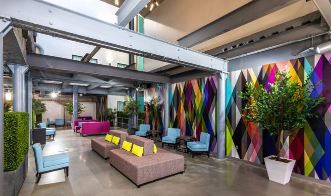 The Warehouse Hotel at Champion Mill Lobby