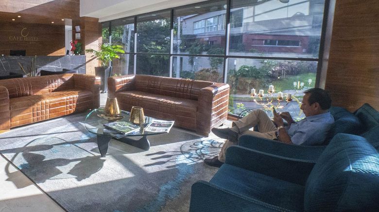 <b>Cafe Hotel Medellin Lobby</b>. Images powered by <a href="https://www.leonardoworldwide.com/" title="Leonardo Worldwide" target="_blank">Leonardo</a>.