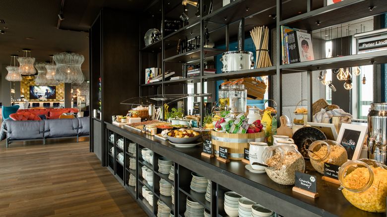 <b>Motel One Mannheim Restaurant</b>. Images powered by <a href="https://www.leonardoworldwide.com/" title="Leonardo Worldwide" target="_blank">Leonardo</a>.
