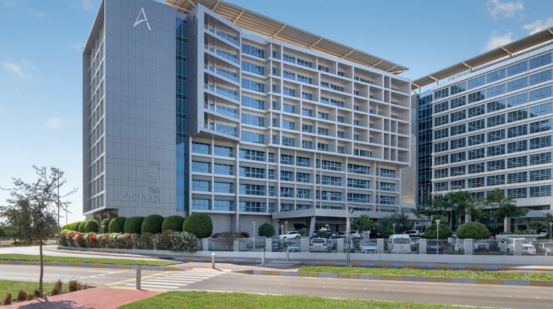 <b>Park Arjaan by Rotana Exterior</b>. Images powered by <a href="https://www.leonardoworldwide.com/" title="Leonardo Worldwide" target="_blank">Leonardo</a>.
