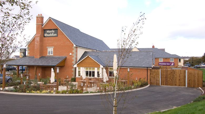 <b>Premier Inn Rhuddlan Exterior</b>. Images powered by <a href="https://www.leonardoworldwide.com/" title="Leonardo Worldwide" target="_blank">Leonardo</a>.