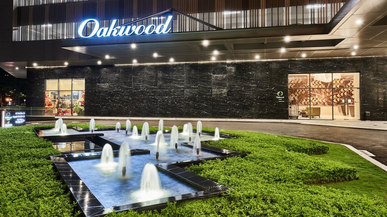 Oakwood Residence Saigon Exterior. Images powered by <a href="https://www.leonardoworldwide.com" target="_blank" rel="noopener">Leonardo</a>.