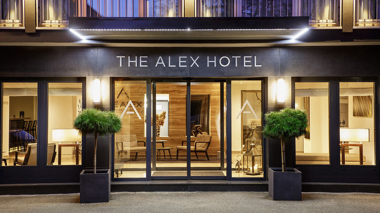 The Alex Hotel Exterior. Images powered by <a href="https://www.leonardoworldwide.com" target="_blank" rel="noopener">Leonardo</a>.