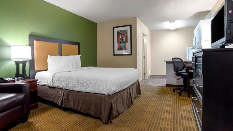 <b>Home 1 Suites Extended Stay Room</b>. Images powered by <a href="https://www.leonardoworldwide.com/" title="Leonardo Worldwide" target="_blank">Leonardo</a>.