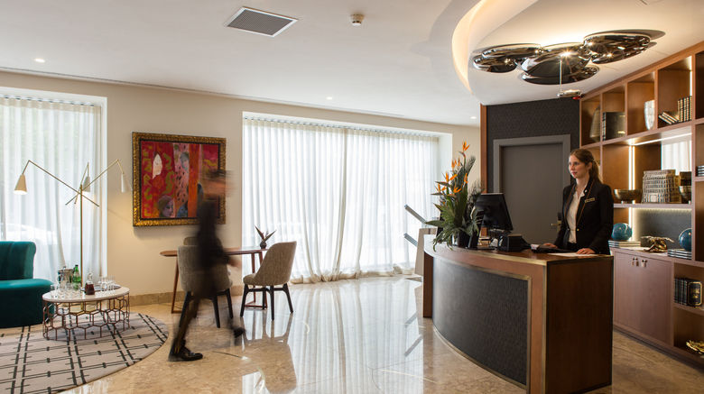 <b>Pestana Porto-A Brasileira City Center Lobby</b>. Images powered by <a href="https://www.leonardoworldwide.com/" title="Leonardo Worldwide" target="_blank">Leonardo</a>.