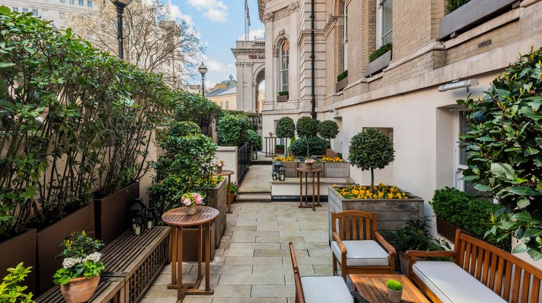 <b>The Langham, London Exterior</b>. Images powered by <a href=https://www.travelagewest.com/Hotels/London/