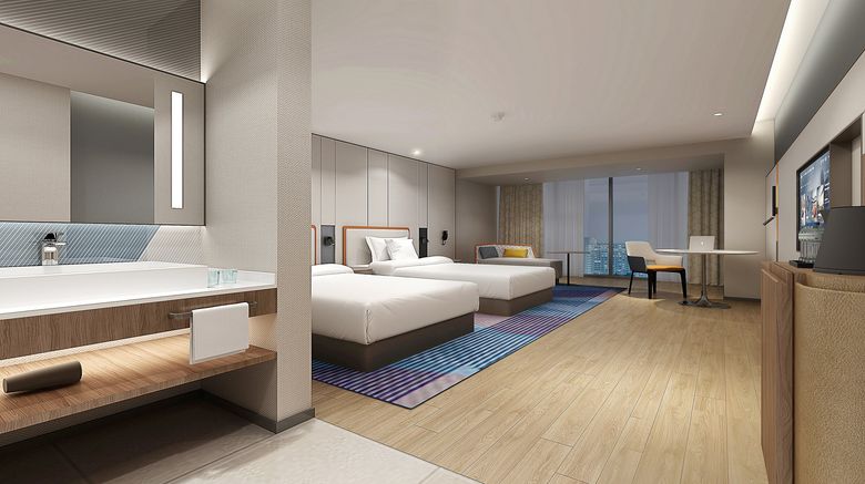 <b>Holiday Inn Exp Sci Tech City Room</b>. Images powered by <a href="https://www.leonardoworldwide.com/" title="Leonardo Worldwide" target="_blank">Leonardo</a>.