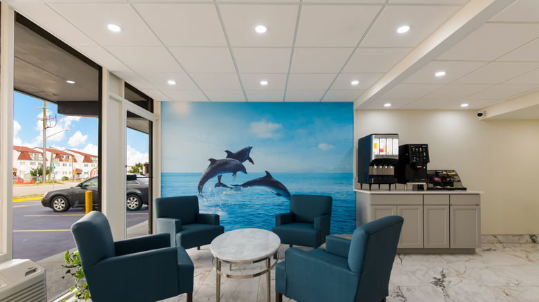 <b>Red Roof PLUS+ Virginia Beach - Seaside Lobby</b>. Images powered by <a href="https://www.leonardoworldwide.com/" title="Leonardo Worldwide" target="_blank">Leonardo</a>.