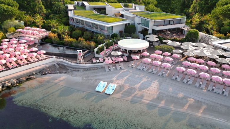 <b>Cap d'Antibes Beach Hotel Exterior</b>. Images powered by <a href="https://www.leonardoworldwide.com/" title="Leonardo Worldwide" target="_blank">Leonardo</a>.