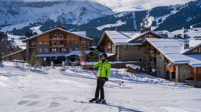 Four Seasons Hotel Megeve Exterior. Images powered by <a href="https://www.leonardoworldwide.com" target="_blank" rel="noopener">Leonardo</a>.