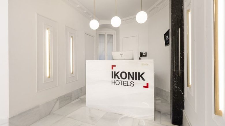 <b>Ikonik Gran Via Lobby</b>. Images powered by <a href="https://www.leonardoworldwide.com/" title="Leonardo Worldwide" target="_blank">Leonardo</a>.