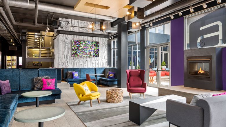 <b>aloft Chicago O'Hare Lobby</b>. Images powered by <a href="https://www.leonardoworldwide.com/" title="Leonardo Worldwide" target="_blank">Leonardo</a>.